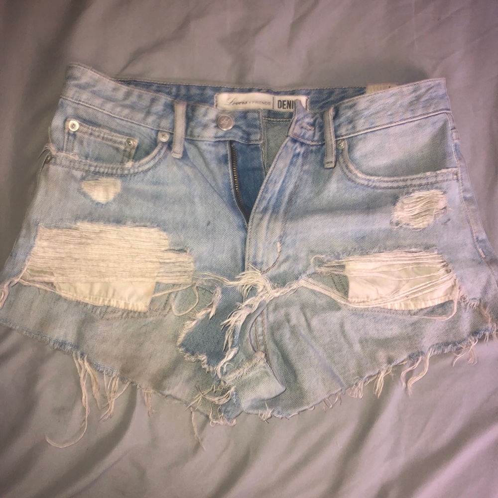 Harper denim shorts
